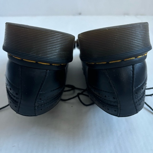 DR. MARTENS' 3989 Vintage Brogue Lace Up Wingtip Oxford Leather Shoes Black Sz 7 - Picture 12 of 17